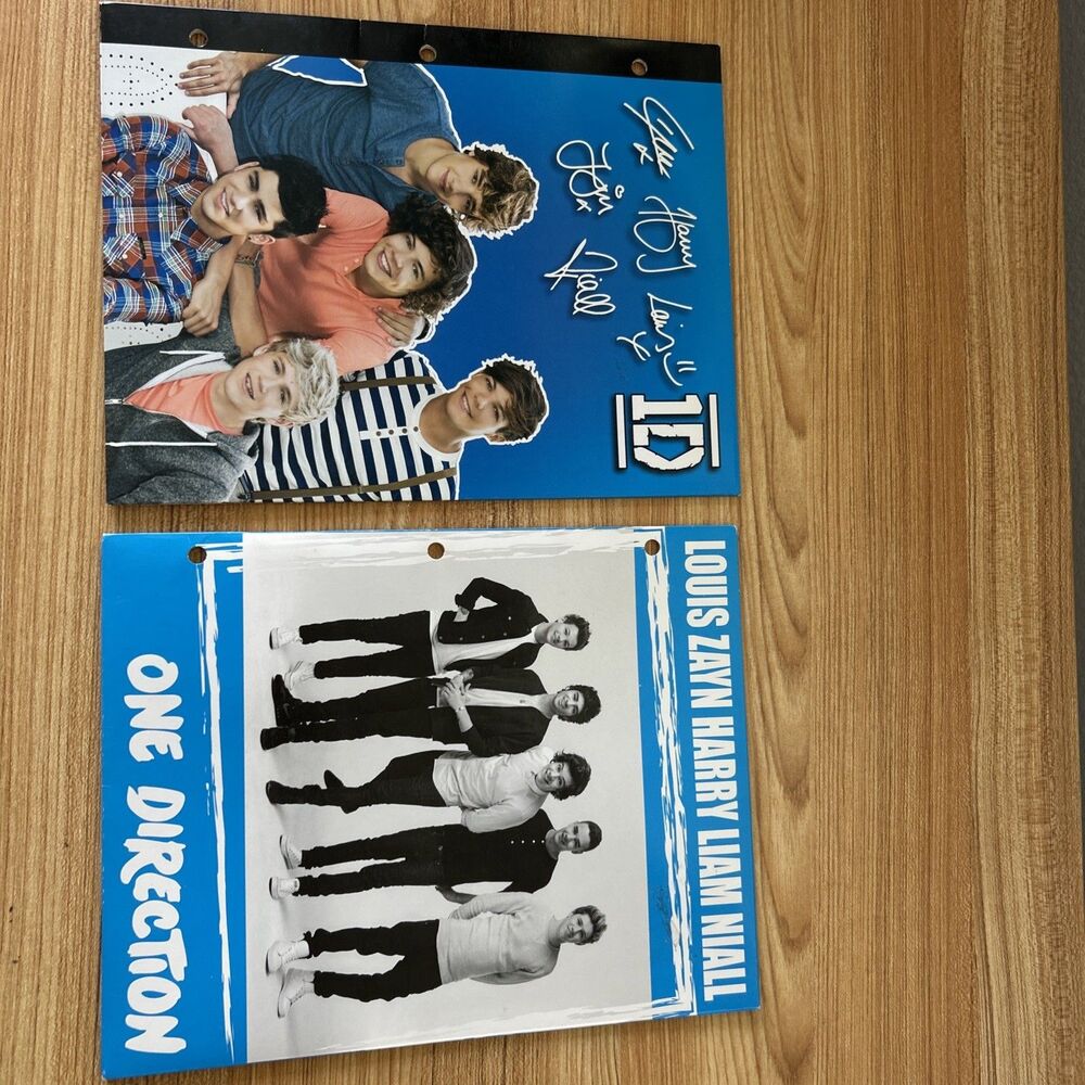 2012 One Direction Harry Styles 3 Ring Binder  Folders